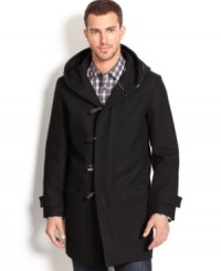 Get classic preppy seasonal style with this toggle coat from Tallia Orange. Get classic preppy seasonal style with this toggle coat from Tallia Orange.