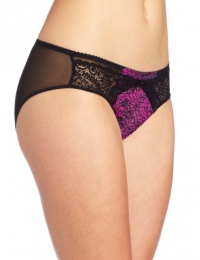 Betsey Johnson Women's Slinky Knit Bikini Panty, Freebird Foxy Fuchsia, Medium Betsey Johnson Women's Slinky Knit Bikini Panty, Freebird Foxy Fuchsia, Medium