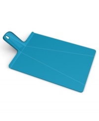 Clean cut! Own your kitchen and cut hassle out with the innovation of this versatile chopping board, which forms into a chute when squeezed so the diced and sliced goes straight into the pot or bowl-no ingredient left behind! 3-year warranty. Clean cut! Own your kitchen and cut hassle out with the innovation of this versatile chopping board, which forms into a chute when squeezed so the diced and sliced goes straight into the pot or bowl-no ingredient left behind! 3-year warranty.