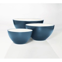 Noritake Colorwave Blue 3-Piece Bowl Set Noritake Colorwave Blue 3-Piece Bowl Set