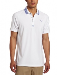 Puma Golf Men's Raglan Jacquard Polo Tee Puma Golf Men's Raglan Jacquard Polo Tee