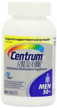 Centrum Silver Men 50+, 200-Count Bottle Centrum Silver Men 50+, 200-Count Bottle