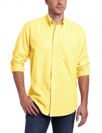 IZOD Men's Long Sleeve Gingham Button Down IZOD Men's Long Sleeve Gingham Button Down