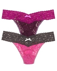 A colorful addition to your intimates wardrobe, Hanky Panky's thong blends comfort with sexy style and on-trend colorblocking. Style #361114. A colorful addition to your intimates wardrobe, Hanky Panky's thong blends comfort with sexy style and on-trend colorblocking. Style #361114.