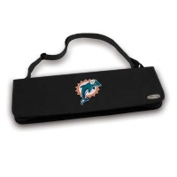 NFL Miami Dolphins Metro 3-Piece BBQ Tool Set in Carry Case NFL Miami Dolphins Metro 3-Piece BBQ Tool Set in Carry Case