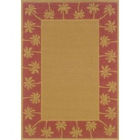 Oriental Weavers Sphinx Lanai Beige/Red Palm Trees Rug 3'7 x 5'6 Oriental Weavers Sphinx Lanai Beige/Red Palm Trees Rug 3'7 x 5'6