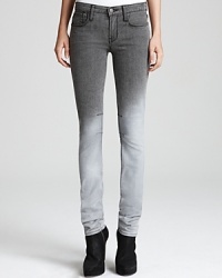 HELMUT jeans rock cool ombre for an edgy season of downtown-inspired weekends. A glossy coasting lends sleek style to the directional design. HELMUT jeans rock cool ombre for an edgy season of downtown-inspired weekends. A glossy coasting lends sleek style to the directional design.
