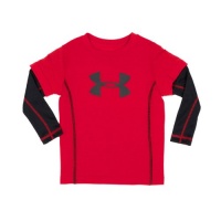 Boys’ Toddler UA Big Logo Long Sleeve Tops by Under Armour Infant 2 Toddler Red Boys’ Toddler UA Big Logo Long Sleeve Tops by Under Armour Infant 2 Toddler Red