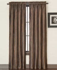 Drape your windows in regal elegance. The Natalie window panel offers an elegant ambiance with crushed taffeta embellished with subtle pintucks in an allover diamond pattern. Lined and interlined; slides easily onto most rods. Drape your windows in regal elegance. The Natalie window panel offers an elegant ambiance with crushed taffeta embellished with subtle pintucks in an allover diamond pattern. Lined and interlined; slides easily onto most rods.