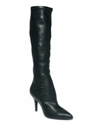 The perfect fashion update for classic skirts and slacks: Fairvinda boots by Nine West. A leg-hugging shaft creates a timelessly elegant silhouette.