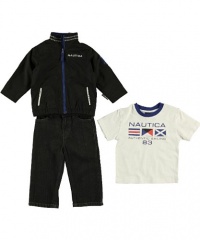 Nautica Sportswear Kids Baby-boys Infant Mesh Jacket Set Nautica Sportswear Kids Baby-boys Infant Mesh Jacket Set