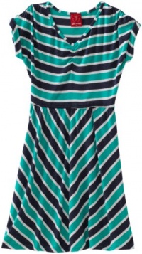 Ella Moss Girls 7-16 Riviera Dress, Willow, 7/8