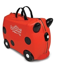 For sleepovers or vacations abroad, this sturdy, child-size suitcase is always ready to roll, with room for lots of toys and clothing. For sleepovers or vacations abroad, this sturdy, child-size suitcase is always ready to roll, with room for lots of toys and clothing.