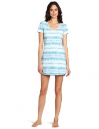 ck one Women's Ck One Sleepshirt, Ocean Wave Print, Small ck one Women's Ck One Sleepshirt, Ocean Wave Print, Small