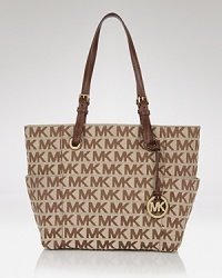 Vacation or day-about-town, this logo jacquard tote from MICHAEL ensures a stylish finish to your look.