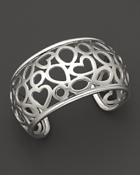 Bold, openwork sterling silver cuff by Roberto Coin. Bold, openwork sterling silver cuff by Roberto Coin.