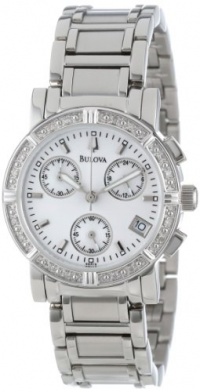 Bulova Women's 96R19 Diamond Chronograph Watch Bulova Women's 96R19 Diamond Chronograph Watch