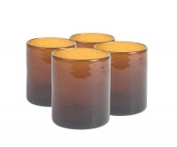 Artland Iris DOF, 14-Ounce, Brown, Set of 4 Artland Iris DOF, 14-Ounce, Brown, Set of 4