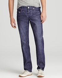 Cords ring in the season with classic vintage styling, but True Religion updates them with denim-inspired whiskering at the thighs for a modern designer touch. Cords ring in the season with classic vintage styling, but True Religion updates them with denim-inspired whiskering at the thighs for a modern designer touch.