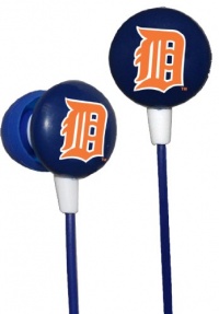 Zeikos MLB Detroit Tigers Logo Earbuds Zeikos MLB Detroit Tigers Logo Earbuds