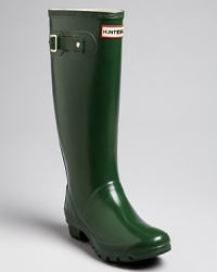 Glossy and gorgeous, these shapely Hunter boots keep you stylish and dry. In extended calf for extra comfort. Glossy and gorgeous, these shapely Hunter boots keep you stylish and dry. In extended calf for extra comfort.