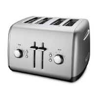 KitchenAid KMT4115CU Silver Contour 4-Slice Toaster KitchenAid KMT4115CU Silver Contour 4-Slice Toaster