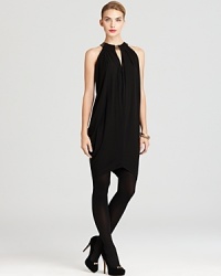 Crafted from soft crepe, this ultra-modern French Connection dress is perfectly poised for intimate soirées and grande fall fetes--it's the rebel of your little black dress collection. Crafted from soft crepe, this ultra-modern French Connection dress is perfectly poised for intimate soirées and grande fall fetes--it's the rebel of your little black dress collection.