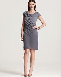 Update your workweek repertoire with the sophisticated look of this Theory dress. Ruching at the side is endlessly flattering while cap sleeves lend classic femininity. Update your workweek repertoire with the sophisticated look of this Theory dress. Ruching at the side is endlessly flattering while cap sleeves lend classic femininity.