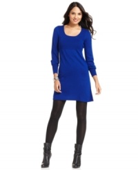 The ultimate fall essential, this petite sweater dress from Spense is flattering on all figures! You'll be wearing this over and over throughout the season! The ultimate fall essential, this petite sweater dress from Spense is flattering on all figures! You'll be wearing this over and over throughout the season!