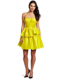 Jessica Simpson Women's Strapless Sequin Dress, Citronelle, 9 Jessica Simpson Women's Strapless Sequin Dress, Citronelle, 9