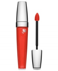 Lancôme invites you to experience bold hues of tangerine, corals and reds in the Argentine Tango Collection. From creamy to metallic, revel in four addition shades to the La Laque Fever franchise, inspired by tangerine, named the hottest color of year by color authority PANTONE®. This lip lacquer combines vibrant concentrated color and unprecedented shine in one stroke. From the moment of application, shimmery pearls deliver long-lasting shine, and long wear for 8 hours. The soft-sculpt wand provides a seamless application with an even layer of color, and perfectly contoured lips. Lancôme invites you to experience bold hues of tangerine, corals and reds in the Argentine Tango Collection. From creamy to metallic, revel in four addition shades to the La Laque Fever franchise, inspired by tangerine, named the hottest color of year by color authority PANTONE®. This lip lacquer combines vibrant concentrated color and unprecedented shine in one stroke. From the moment of application, shimmery pearls deliver long-lasting shine, and long wear for 8 hours. The soft-sculpt wand provides a seamless application with an even layer of color, and perfectly contoured lips.