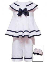 Rare Editions Baby-Girls Infant White Sailor Nautical 3-Piece Capri Outfit Set, 6-9 Months Rare Editions Baby-Girls Infant White Sailor Nautical 3-Piece Capri Outfit Set, 6-9 Months