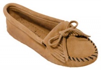 Minnetonka Women's Kilty Suede Moc Softsole Moccasins Minnetonka Women's Kilty Suede Moc Softsole Moccasins
