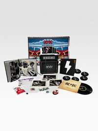 The comprehensive collection of AC/DC rarities housed in a collectible guitar amp box that actually works. 3-CD/2-DVD packageLP deluxe collector's edition18 rare studio tracks29 rare live tracksMade in USA The comprehensive collection of AC/DC rarities housed in a collectible guitar amp box that actually works. 3-CD/2-DVD packageLP deluxe collector's edition18 rare studio tracks29 rare live tracksMade in USA