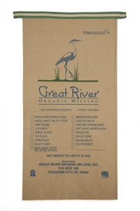 Great River Organic Milling, Organic Whole Grains Hulled Barley, 25-Pound Package