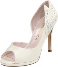 Caparros Women's Whitney Peep-Toe Pump,Ivory,9.5 M US