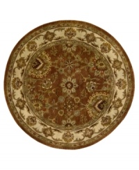 Rich with color and refined floral motifs, this Nourison area rug offers luxury for any space. Soft, durable wool is tufted by hand and herbal-washed for a beautiful, heirloom-quality texture and sheen. Rich with color and refined floral motifs, this Nourison area rug offers luxury for any space. Soft, durable wool is tufted by hand and herbal-washed for a beautiful, heirloom-quality texture and sheen.