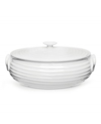 From celebrated chef and food writer, Sophie Conran, comes this artfully designed covered serving dish. Created with the foodie in mind, this versatile dish transitions from cookware to dinnerware with the utmost ease. From Portmeirion's collection of serveware and serving dishes. From celebrated chef and food writer, Sophie Conran, comes this artfully designed covered serving dish. Created with the foodie in mind, this versatile dish transitions from cookware to dinnerware with the utmost ease. From Portmeirion's collection of serveware and serving dishes.