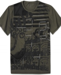 Get a modern take on classic Americana style with this graphic t-shirt from Kenneth Cole Reaction. Get a modern take on classic Americana style with this graphic t-shirt from Kenneth Cole Reaction.