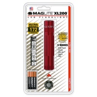 Maglite XL200 LED Flashlight, Red Maglite XL200 LED Flashlight, Red