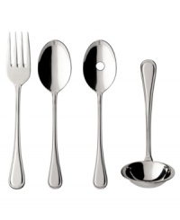 In gleaming, high-polished 18/10 stainless steel with a defined edge, Villeroy & Boch's timeless Merlemont hostess set suits casual and formal settings alike. In gleaming, high-polished 18/10 stainless steel with a defined edge, Villeroy & Boch's timeless Merlemont hostess set suits casual and formal settings alike.