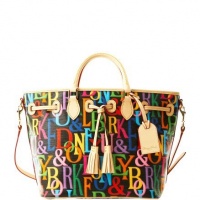 Dooney & Bourke Db Retro East/west Tassel Shopper Black Multi Dooney & Bourke Db Retro East/west Tassel Shopper Black Multi