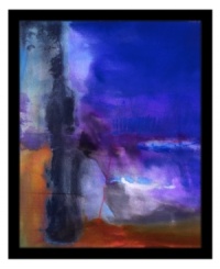 Inspired by nature and full of lively color, Trees Five by abstract artist Michelle Oppenheimer adds richness and depth to modern decor. Shades of blue, amethyst, copper and gold mix and collide on stretched canvas. Inspired by nature and full of lively color, Trees Five by abstract artist Michelle Oppenheimer adds richness and depth to modern decor. Shades of blue, amethyst, copper and gold mix and collide on stretched canvas.