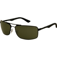 Ray-Ban RB3465 Active Lifestyle Sports Sunglasses/Eyewear - Black/Crystal Green / Size 64mm Ray-Ban RB3465 Active Lifestyle Sports Sunglasses/Eyewear - Black/Crystal Green / Size 64mm