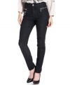 Zippered pockets at the hips lend an edgy look to these Style&co. leggings.