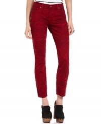 A fall must-have, these Lucky Brand Jeans feather-print red-wash jeans hit all the right marks for on-trend style! (Clearance) A fall must-have, these Lucky Brand Jeans feather-print red-wash jeans hit all the right marks for on-trend style! (Clearance)
