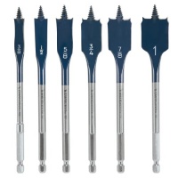 Bosch Daredevil DSB5006P 6-Piece Spade Bit Set With Pouch Bosch Daredevil DSB5006P 6-Piece Spade Bit Set With Pouch