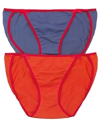 A soft string bikini with contrast bows at hips. Style #851137 A soft string bikini with contrast bows at hips. Style #851137