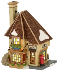 An essential part of the Devon County series in the Dickens' Village collection, the Devon Royal Mail cottage keeps the lines of communication open in Victorian-era England. Crafted of hand-painted porcelain. An essential part of the Devon County series in the Dickens' Village collection, the Devon Royal Mail cottage keeps the lines of communication open in Victorian-era England. Crafted of hand-painted porcelain.