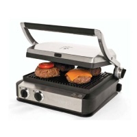 Wolfgang Puck WPCGL050 Tri-Grill Panini Maker with Storage Drawer